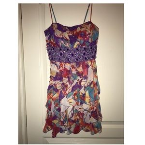 Multicolor homecoming/prom/semi formal dress